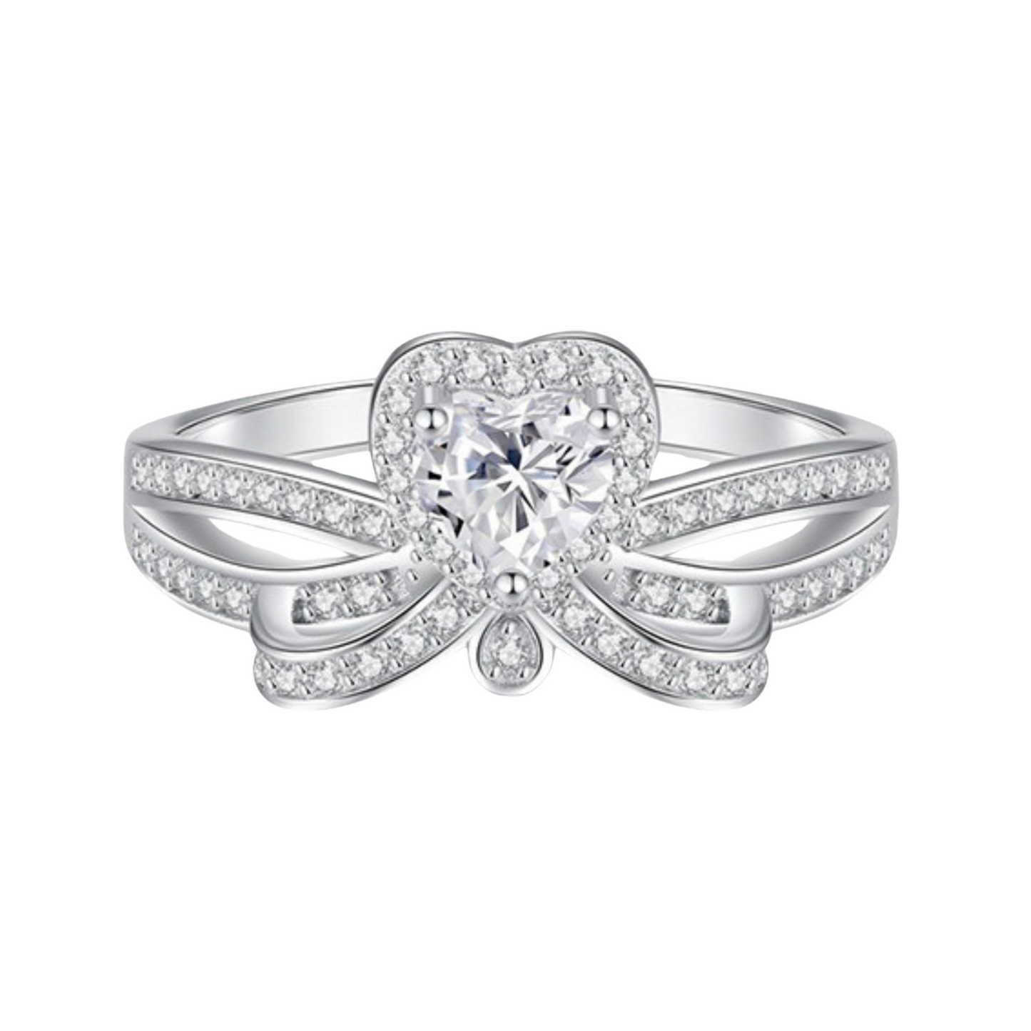 Ring, verschlungenes Herz aus 925er Silber – Das Symbol der ewigen Liebe